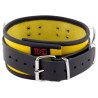 The Red Collier en cuir 3 Anneaux D Jaune-Noir